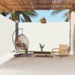 vidaXL Windscherm uittrekbaar 220x600 cm crèmekleurig, Verzenden, Nieuw