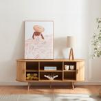 [en.casa] Dressoir Nordkapp 140x40x56 cm houtkleurig, Huis en Inrichting, Verzenden, Nieuw