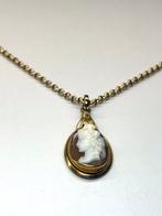 Cameo - 18 karaat Geel goud - Antieke hanger uit 1849