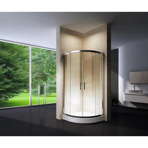 Douchecabine 100X100 Kwartrond Floor HB- Helder Glas, Doe-het-zelf en Verbouw, Sanitair, Nieuw, Ophalen of Verzenden
