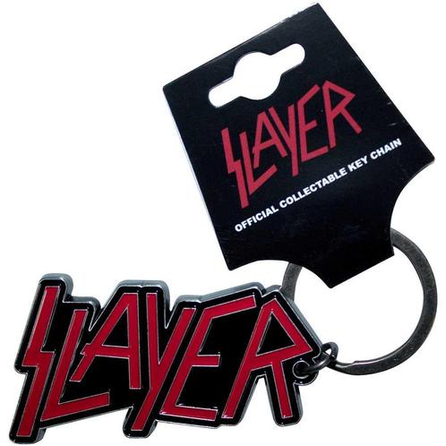 Slayer Logo - Sleutelhanger officiële merchandise, Verzamelen, Muziek, Artiesten en Beroemdheden, Gebruiksvoorwerp, Nieuw, Ophalen of Verzenden