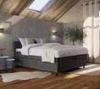 ** Boxspring vanaf €249,-! 90 120 140 160 180 x 200 210 220, Nieuw, 180 cm, Modern, Stof