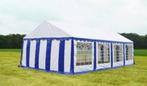 Classic Plus Partytent PVC 6x8x2 mtr in Wit-Blauw, Tuin en Terras, Verzenden, Nieuw, 2 meter of meer, Partytent