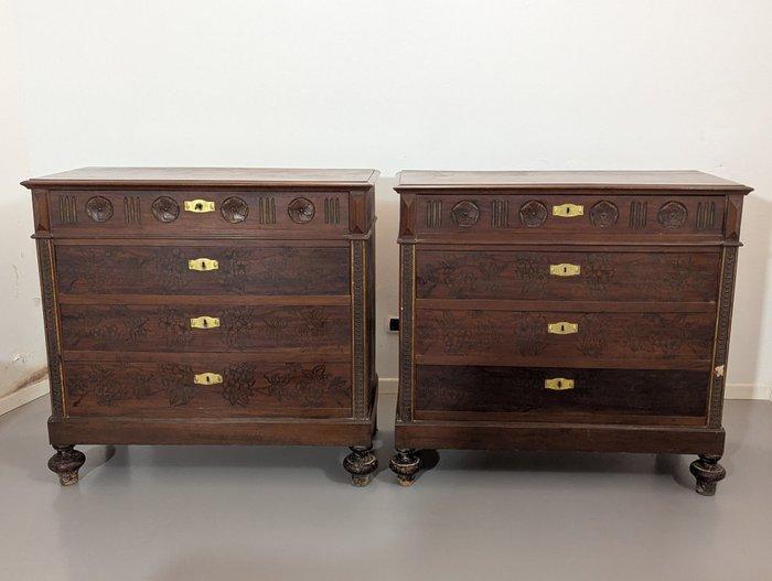 Commode (2) - Hout - Art Deco, Antiek en Kunst, Kunst | Designobjecten