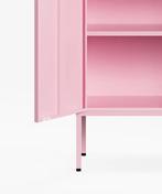 Archiefkast - Kantoorkast - Metalen kast met deuren - Roze -, Verzenden, Nieuw