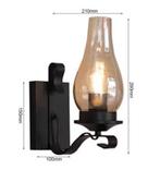 Retro Industriële Wandlamp – Ijzeren Glas Vintage Blakerlamp, Verzenden, Nieuw