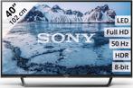 Sony KDL-40WE660 - 40 inch LED Full HD Smart TV, Ophalen, LED, Zo goed als nieuw, Smart TV