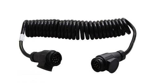 Bunte Spiraalkabel, 13-polig, 1,75 m, 13-pins, Auto diversen, Aanhangwagen-onderdelen, Ophalen of Verzenden