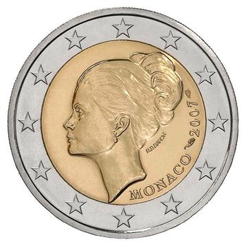 Monaco 2 Euro Grace Kelly 2007 beschikbaar voor biedingen