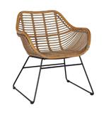Stoel-Bank Loungeset Wates Bamboo Naturel The Outsider, Tuin en Terras, Tuinbanken, Verzenden, Nieuw