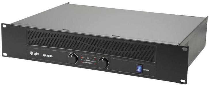 QTX QA1000 Professionele Eindversterker 1000W, Audio, Tv en Foto, Versterkers en Receivers, Nieuw, Overige merken, Verzenden