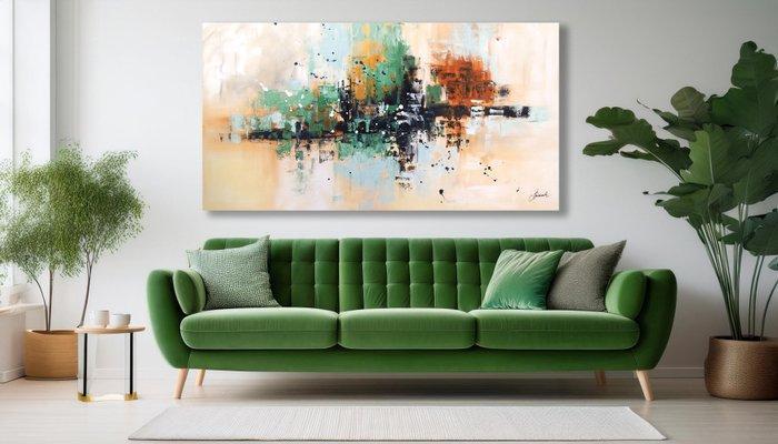 Monika Spiewak - Abstract - XXL, Antiek en Kunst, Kunst | Schilderijen | Modern