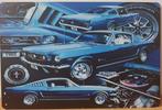 Ford mustang reclamebord, Ophalen of Verzenden, Nieuw
