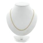 Gouden Singapore schakelketting, Sieraden, Tassen en Uiterlijk, Kettingen, Ophalen of Verzenden, Gebruikt, Overige kleuren, Goud