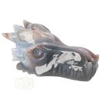 Agaat Geode Drakenschedel 596 gram, Verzenden, Nieuw
