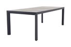 VDG Kings tuintafel antraciet - 220x100 cm., Tuin en Terras, Tuintafels, Verzenden, Nieuw, Rond, Overige materialen