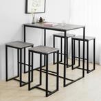 Tweedekans | SoBuy 5-Delige Eettafel Set OGT15-HG - 1 Tafel, Huis en Inrichting, Ophalen of Verzenden, Zo goed als nieuw