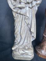 Set van 3 beelden (3) - Gips, Hout - 20th century