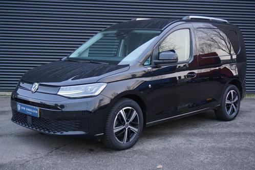 Volkswagen Caddy Cargo 2.0 TDI | 1st Edition | ACC | Leder |, Auto's, Bestelauto's, Dealer onderhouden, Lease, Zwart, Automaat