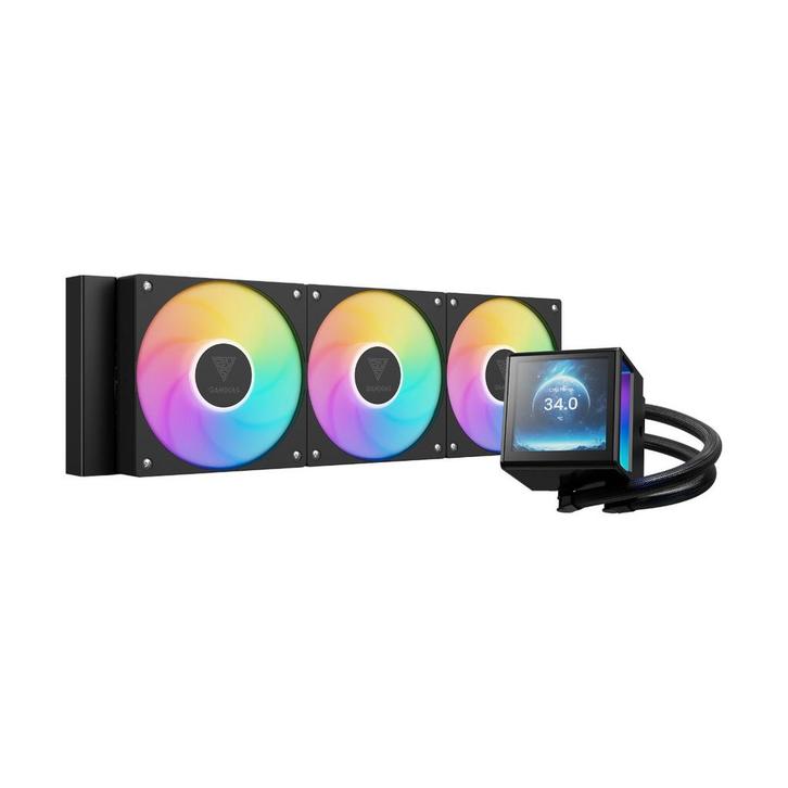 360 PWM CPU Koeler|DIGITAL DISPLAY VOOR GIF VIDEO|360mm a..., Computers en Software, Computerkoelers, Nieuw, Ophalen of Verzenden