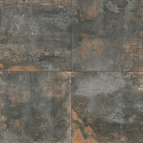 Vloertegel / wandtegel xide zwart mat 60x60 gerectificeerd, Doe-het-zelf en Verbouw, Tegels, Vloertegels, Nieuw, 10 m² of meer