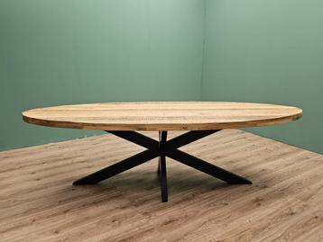 Eettafel Mangohout | Ovaal | 240cm | beschikbaar voor biedingen
