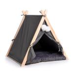 Tipi Tent voor katten of kleine honden Grijs, Ophalen of Verzenden, Nieuw, Overige