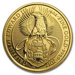 Gouden Queens Beast Griffin of Edward 1/4 oz 2017, Postzegels en Munten, Verzenden, Losse munt, Goud
