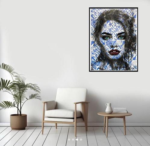 Gongas (XX-XXI) - Enigmatic - Azulejo Português, Antiek en Kunst, Kunst | Schilderijen | Modern