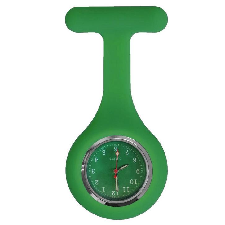 Fako - Verpleegstershorloge - Siliconen Deluxe - Groen, Sieraden, Tassen en Uiterlijk, Horloges | Dames, Verzenden
