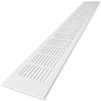 Ventilatiestrip aluminium LxH 600 x 80mm (G61-6008W), Verzenden, Nieuw
