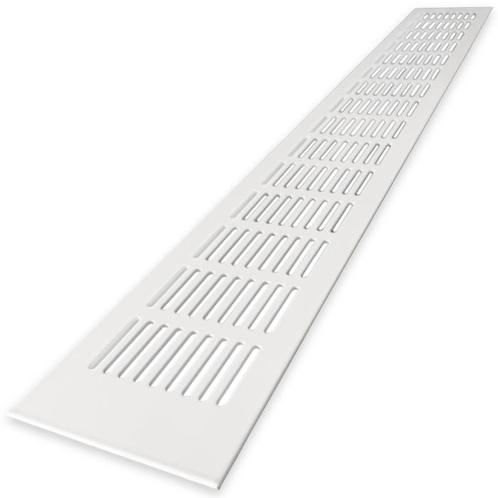 Ventilatiestrip aluminium LxH 600 x 80mm (G61-6008W), Doe-het-zelf en Verbouw, Ventilatie en Afzuiging, Nieuw, Verzenden