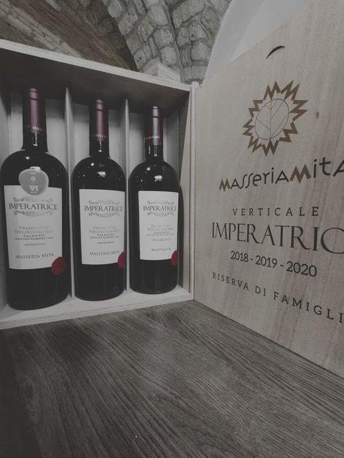 2018 , 2019 & 2020 Imperatrice, Masseria Mita - Apulië DOCG, Verzamelen, Wijnen