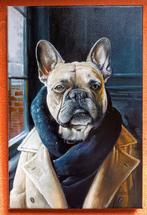 Alexander Nakonechnyi (XX-XXI) - French bulldog, Antiek en Kunst