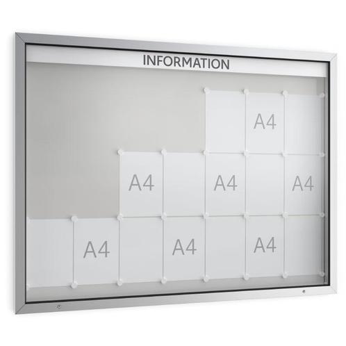 Informatiekast Buiten Draaideur 21x A4 Economy, Zakelijke goederen, Kantoor en Winkelinrichting | Kantoormeubilair en Inrichting