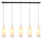 Moderne hanglamp wit, Gaya, Huis en Inrichting, Lampen | Hanglampen, Nieuw, Ophalen of Verzenden, Glas, 75 cm of meer