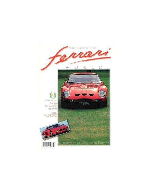 1992 FERRARI WORLD MAGAZINE 17 ENGELS, Boeken, Auto's | Folders en Tijdschriften, Ferrari