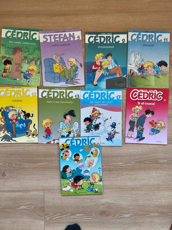 Cédric strips - Stefan stripboeken - Laudec - Cauvin, Boeken, Stripboeken, Gelezen, Complete serie of reeks, Verzenden