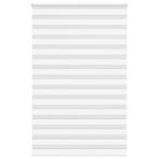 vidaXL Zebra rolgordijn 145x200 cm stofbreedte 140,9cm, Verzenden, Nieuw, Wit