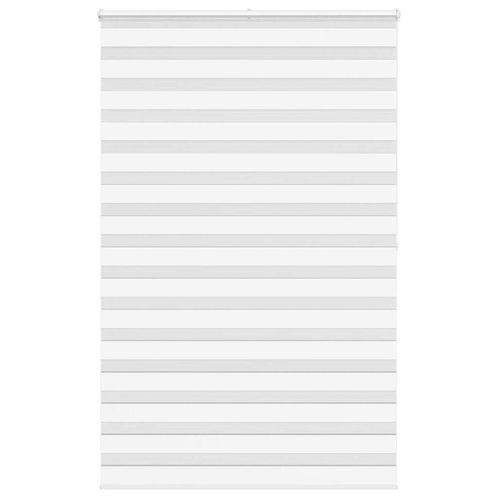 vidaXL Zebra rolgordijn 145x200 cm stofbreedte 140,9cm, Huis en Inrichting, Stoffering | Gordijnen en Lamellen, Wit, Nieuw, Verzenden