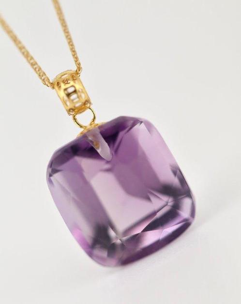 Zonder Minimumprijs - Hanger - 18 karaat Geel goud - 7.00ct., Sieraden, Tassen en Uiterlijk, Antieke sieraden