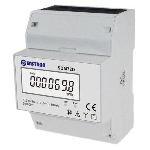 Eastron KWH meter 3-fase DIN-rail met MID-keur (verrekening), Doe-het-zelf en Verbouw, Elektra en Kabels, Nieuw, Ophalen of Verzenden