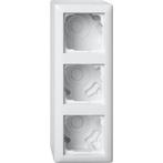 Gira Standaard 55 opbouwbak incl. vast afdekraam 3-voudig, Ophalen of Verzenden, Nieuw