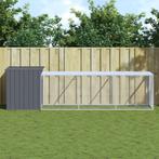 vidaXL Kippenhok met ren 110x405x110 cm gegalvaniseerd staal, Verzenden, Nieuw