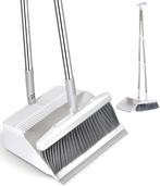 2dekans | Spalax Stoffer en Blik met Lange Steel –, Ophalen of Verzenden, Zo goed als nieuw, Wit