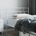 vidaXL Hoofdbord 75 cm metaal wit, Huis en Inrichting, Slaapkamer | Bedden, Verzenden, Nieuw, Wit, Metaal