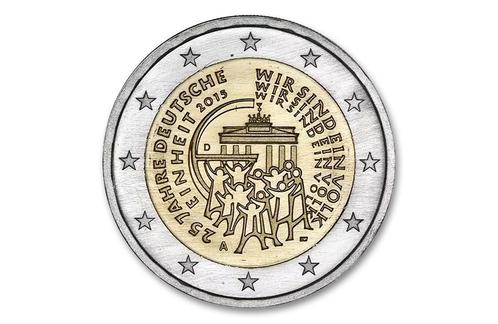 2 euro 25 jaar Duitse hereniging 2015 - Duitsland, Postzegels en Munten, Munten | Europa | Euromunten, Verzenden