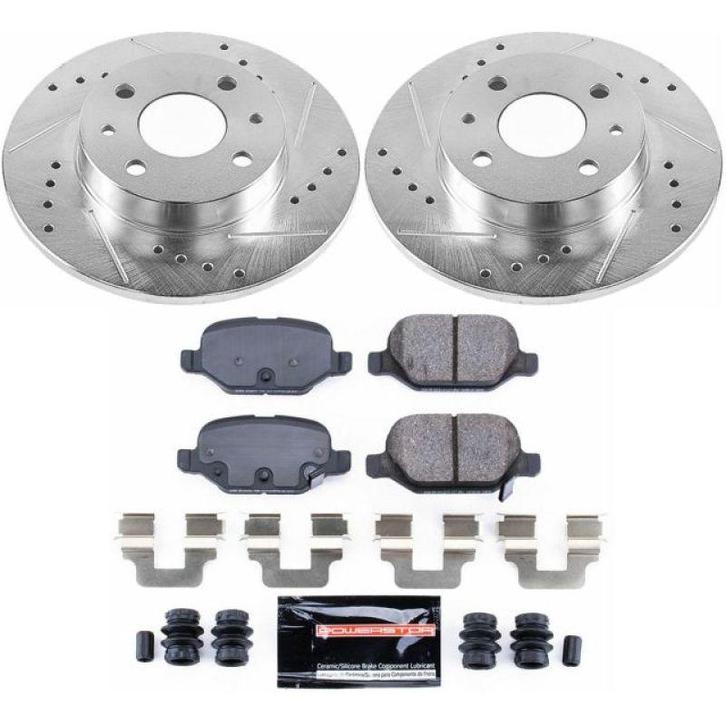 Power Stop 12-18 Fiat 500 Rear Z23 Evolution Sport Brake Kit, Auto-onderdelen, Remmen en Aandrijving, Ophalen of Verzenden