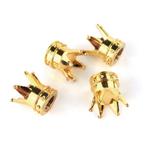 TT-products ventieldoppen Gold Crown goud 4 stuks, Ophalen of Verzenden, Nieuw