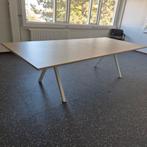 Mooie grote vergadertafel | wit stalen frame | blad 280x120, Ophalen of Verzenden, Nieuw in verpakking